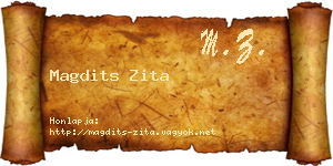 Magdits Zita névjegykártya